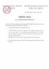 Thông báo nghỉ lễ Quốc Khánh 2/9